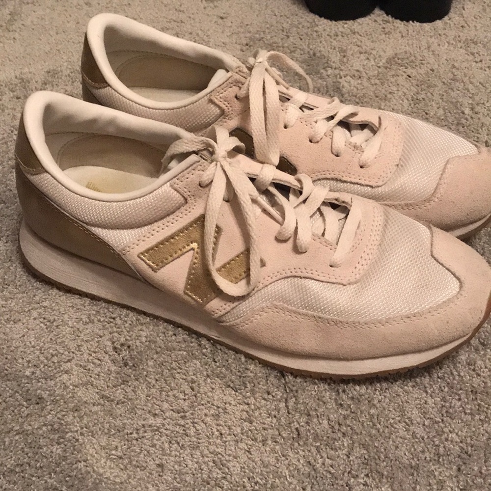 New Balance J.Crew Gold Sneakers